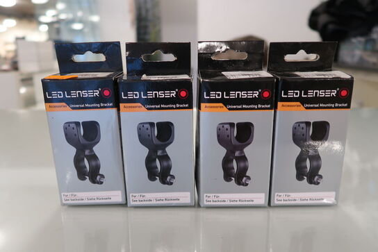 4 pk. Ledlenser Universal Mounting Bracket