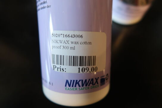 2 stk. NIKWAX wax cotton proof 300 ml