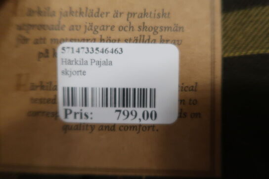 Härkila Pajala skjorte Green/Brown Str 4XL