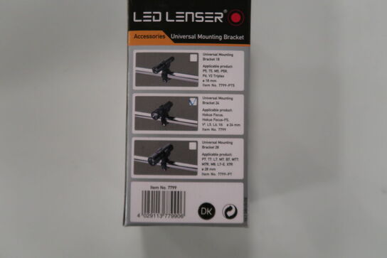 4 pk. Ledlenser Universal Mounting Bracket