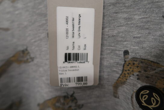 Chevalier Wildcat Sweatshirt Men, L Grey Lynx Melange