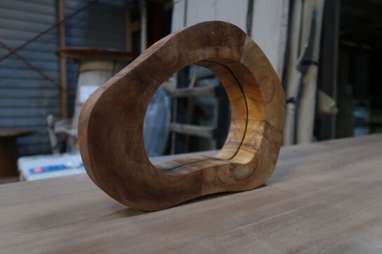 10 stk. Spejle med Teak 