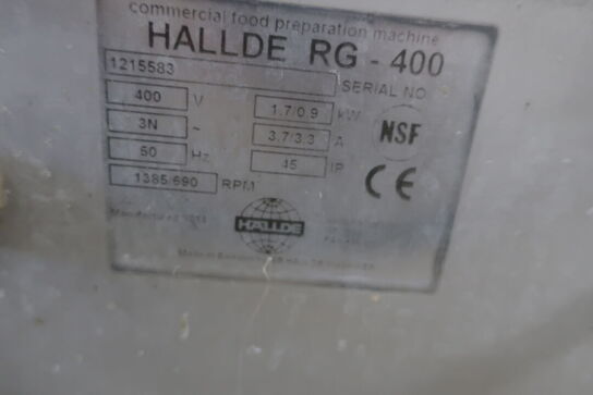 Grøntsnitter HALLDE RG-400