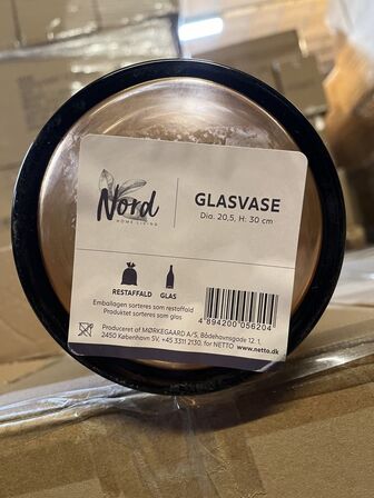 75 stk. Glasvase NORD HOME LIVING