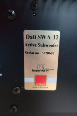 Subwoofer DALI SW A-12