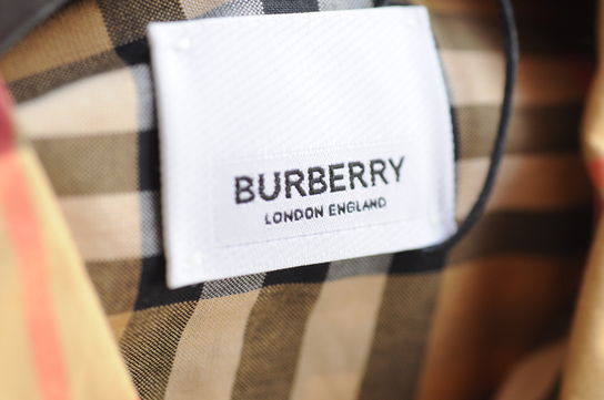 Kjole BURBERRY Vintage Check Cotton Tie-waist str.: 40