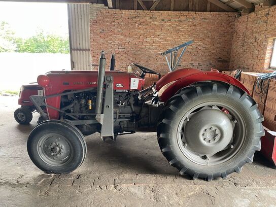 Traktor, MASSEY-FERGUSON 35 inkl. Frontlæsser