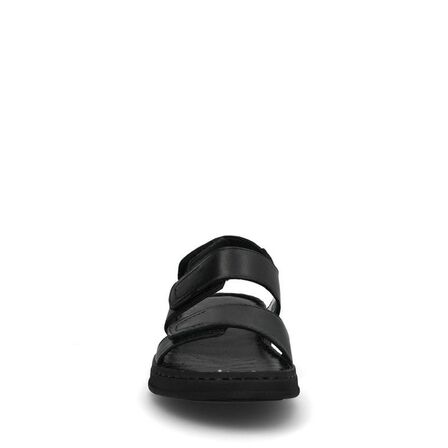 Sort Skind sandal Relaxshoe 937-003 - Str. 36