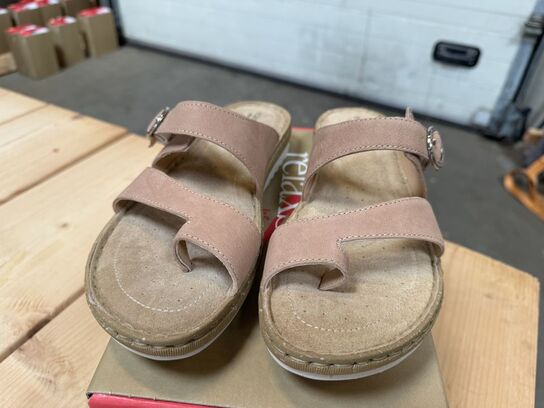 Slip on sandal med spænde udvendig Relaxshoe 942-013 - Str. 41