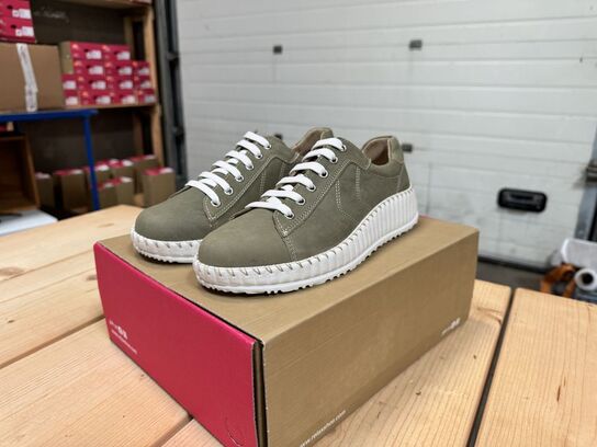 Grøn skind sneaker 900-007 Relaxshoe - Str. 41