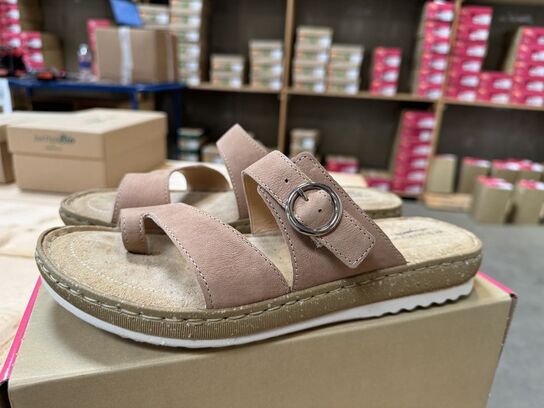 Slip on sandal med spænde udvendig Relaxshoe 942-013 - Str. 40