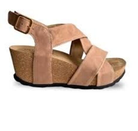 Sandal på korksåler med Memoryfoam Relaxshoe 816-033 - Str. 41