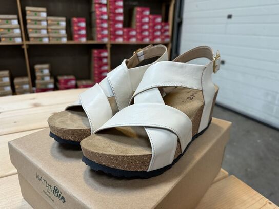 Sandal på korksåler med Memoryfoam Relaxshoe 813-013 - Str. 41