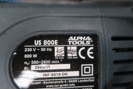 Bajonetsav ALPHA-TOOLS US 800E