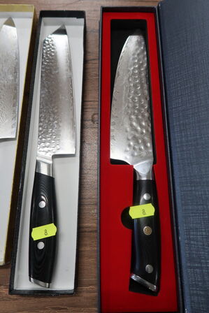 5 pieces. Japanese kitchen knives