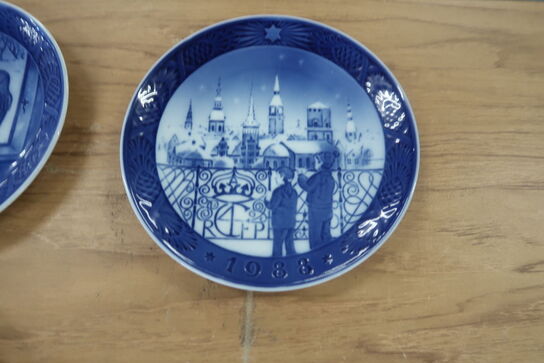 13 pcs. Christmas plates ROYAL COPENHAGEN