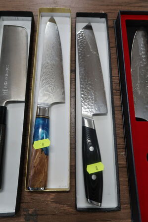 5 pieces. Japanese kitchen knives