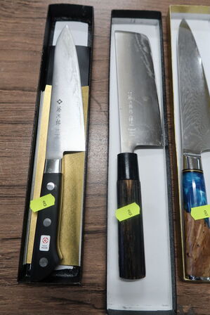 5 pieces. Japanese kitchen knives