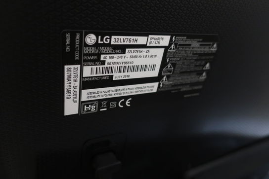 TV LG 32LV761H 32" FHD (fjernbetjening haves ikke)