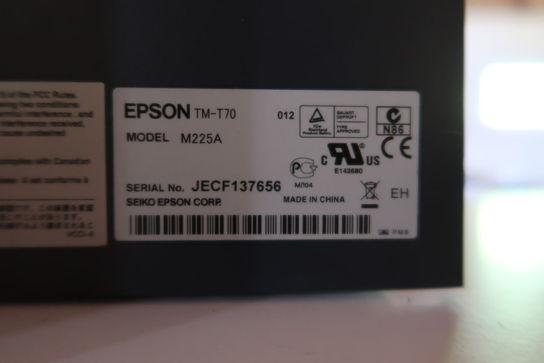 Epson bonprinter