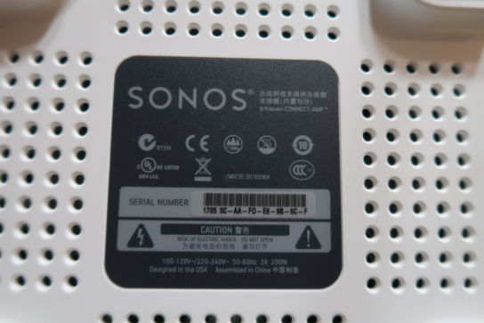 Sonos connect amp