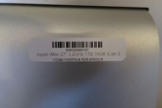 Apple Imac 27" Late 2013