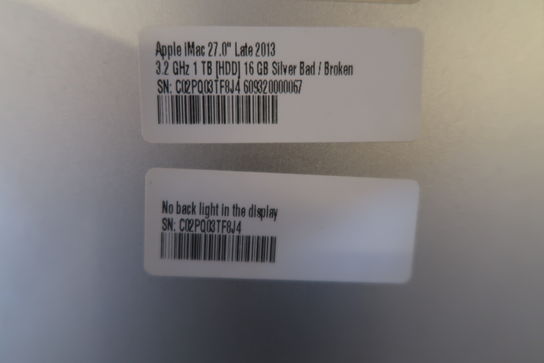 Apple Imac 27" Late 2013