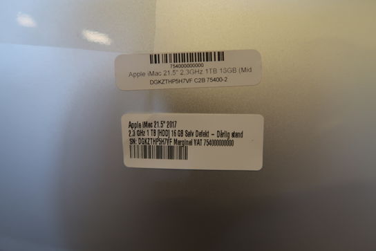 Apple Imac 21.5" Mid 2017