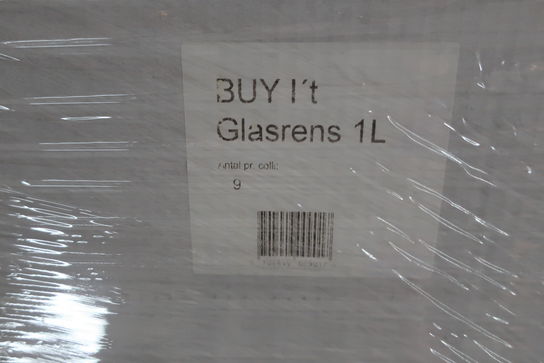 9 stk. Glasrens BUY IT (se beskrivelse)