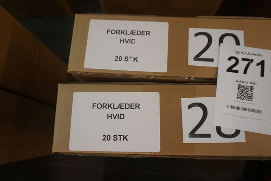 40 stk. forklæder 