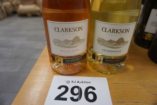 3 flasker Clarkson Blush Rosë + 3 flasker Clarkson Chardonnnay 