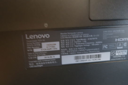 2 stk. skærm LENOVO 27" 