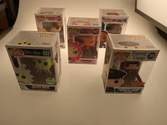 FUNKO POP figure (5 stk.)