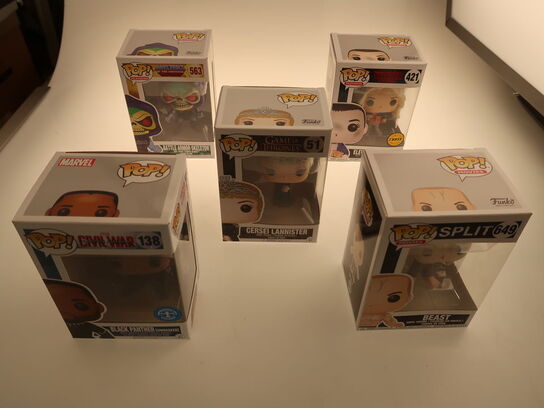 FUNKO POP figure (5 stk.)