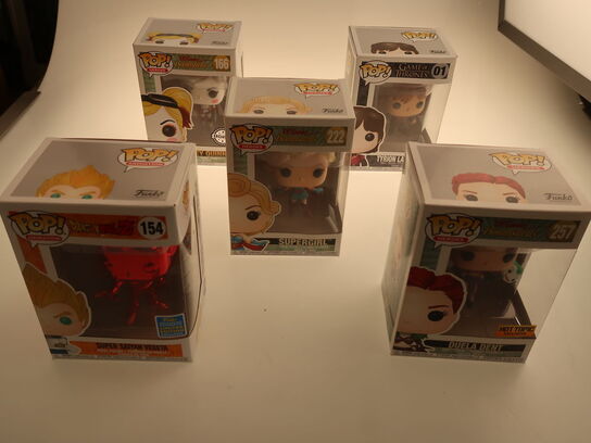 FUNKO POP figure (5 stk.)