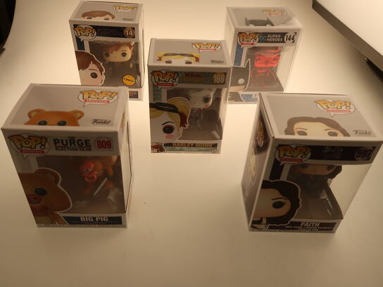 FUNKO POP figure (5 stk.)