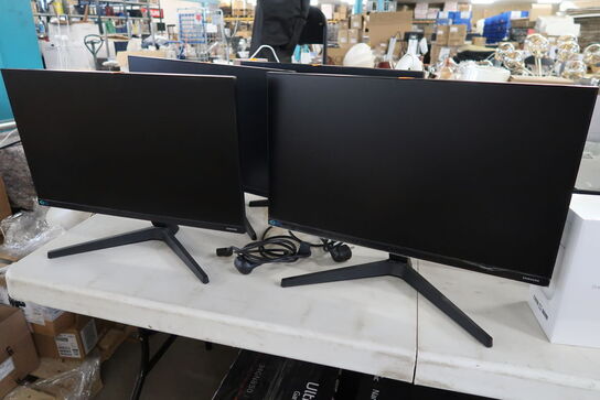 2 stk. 24" Monitors SAMSUNG F24T370FWR