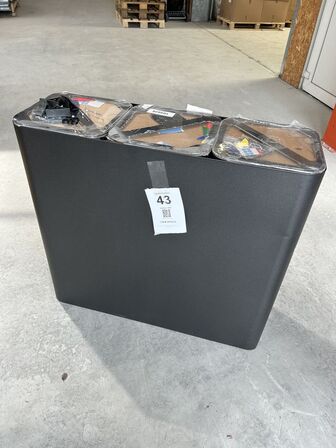 180 ltr. affaldscontainer - Opdelt i 6 fraktioner 