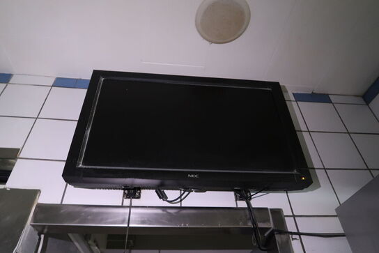 4 stk. fladskærme SAMSUNG, NEC