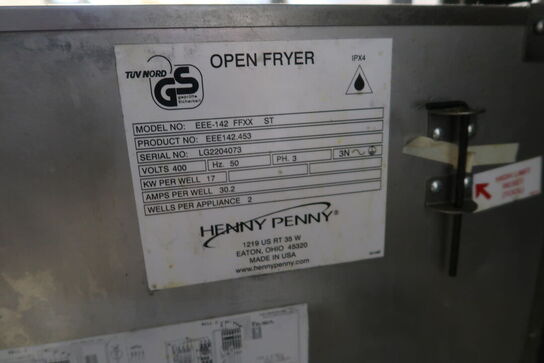 Dobbelt friture HENNY PENNY EEE-142 FFXX ST