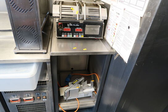 Rustfri stålbord uden indhold