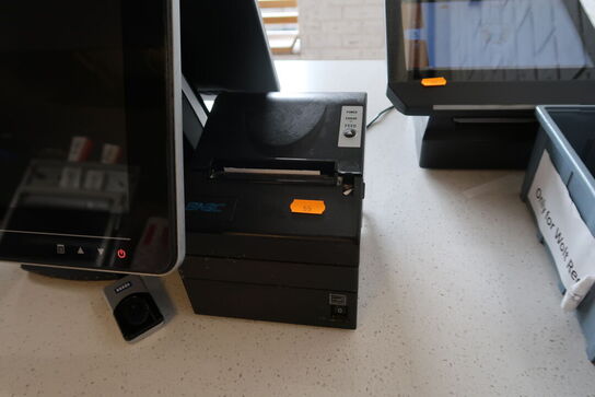 Kasseapparat CBE, bonprinter, betalingsterminal m.m.