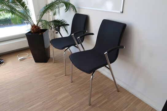 Mødebord ZETA Furniture med 12 stk. mødestole FOUR DESIGN