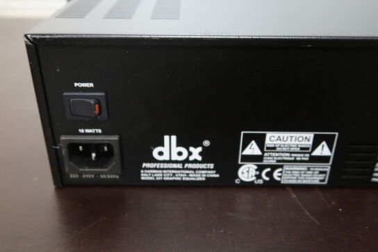 Dbx 231 Graphic Equalizer