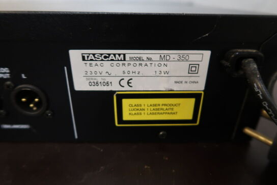 Tascam MD-350 Pitch Control