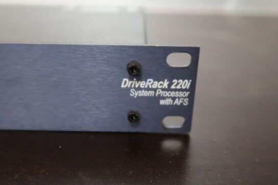 Dbx driverack 220i system Processor with AFS