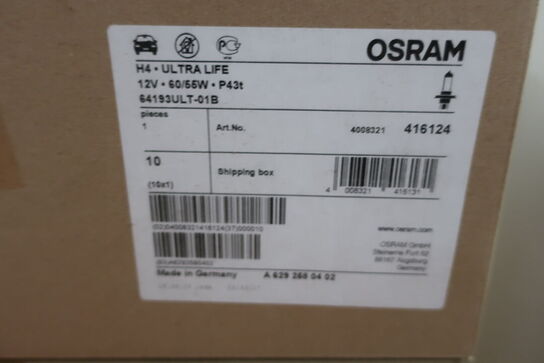 30 stk. autopære OSRAM H4 12V 60/55W