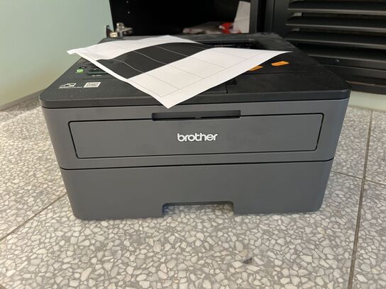 Laserprinter BROTHER HL-L2375DW samt STAR TSP100III bonprinter
