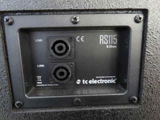 Bas Højtaler Kabinet TC ELECTRONICS RS115