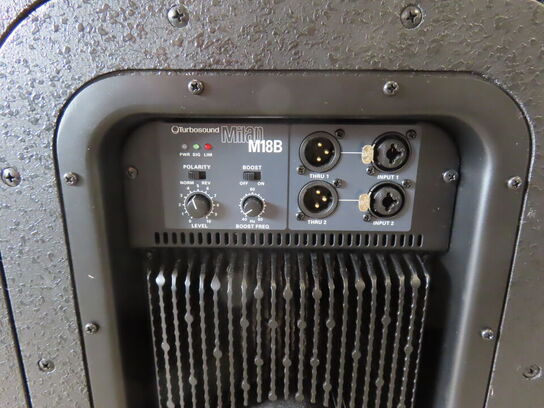2 stk. Aktive Subwoofere TURBOSOUND MILAN M18B